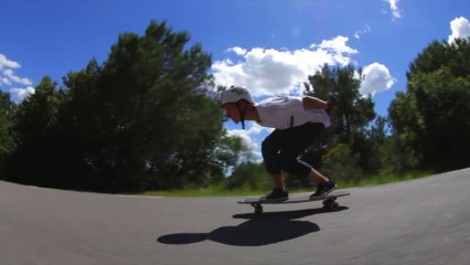 Longboarding in Barcelona with the Baffle 37