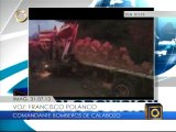 Confirman 8 fallecidos y 36 heridos tras colisión de autobús y camión en Calabozo