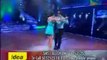 Blindfold dancing salsa dance on bollywood song