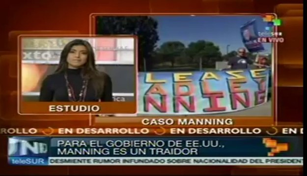 Movimientos sociales convocan a manifestaciones por Manning en EE.UU.