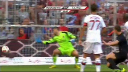 Manchester City vs Milan 5:0 Edin Dzeko