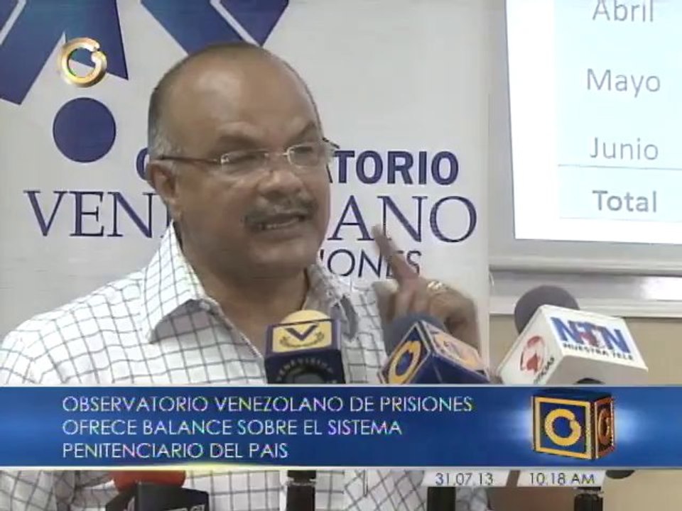 Observatorio de Prisiones advierte sobre hacinamiento crítico en los penales