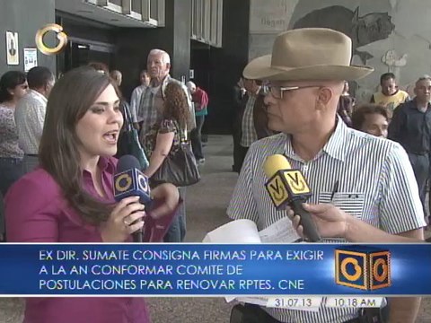 Consignan firmas para exigir a la AN nombramiento de comité de postulaciones a rectores del CNE