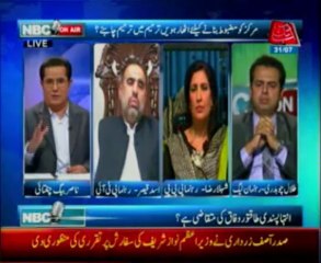 NBC On Air EP 69 Part-2 31 July 2013-Topics -  Fakhar Uddin's Resignation, Contempt of Court notice to Imran Khan, 18th Amendment & John Kerry visit to Pak Guests - Shehla Raza-Talal Chaudhry-Asad Qaiser