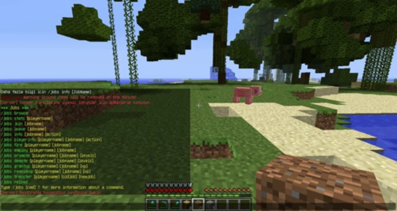 Minecraft Jobs Plugin 1.5.2