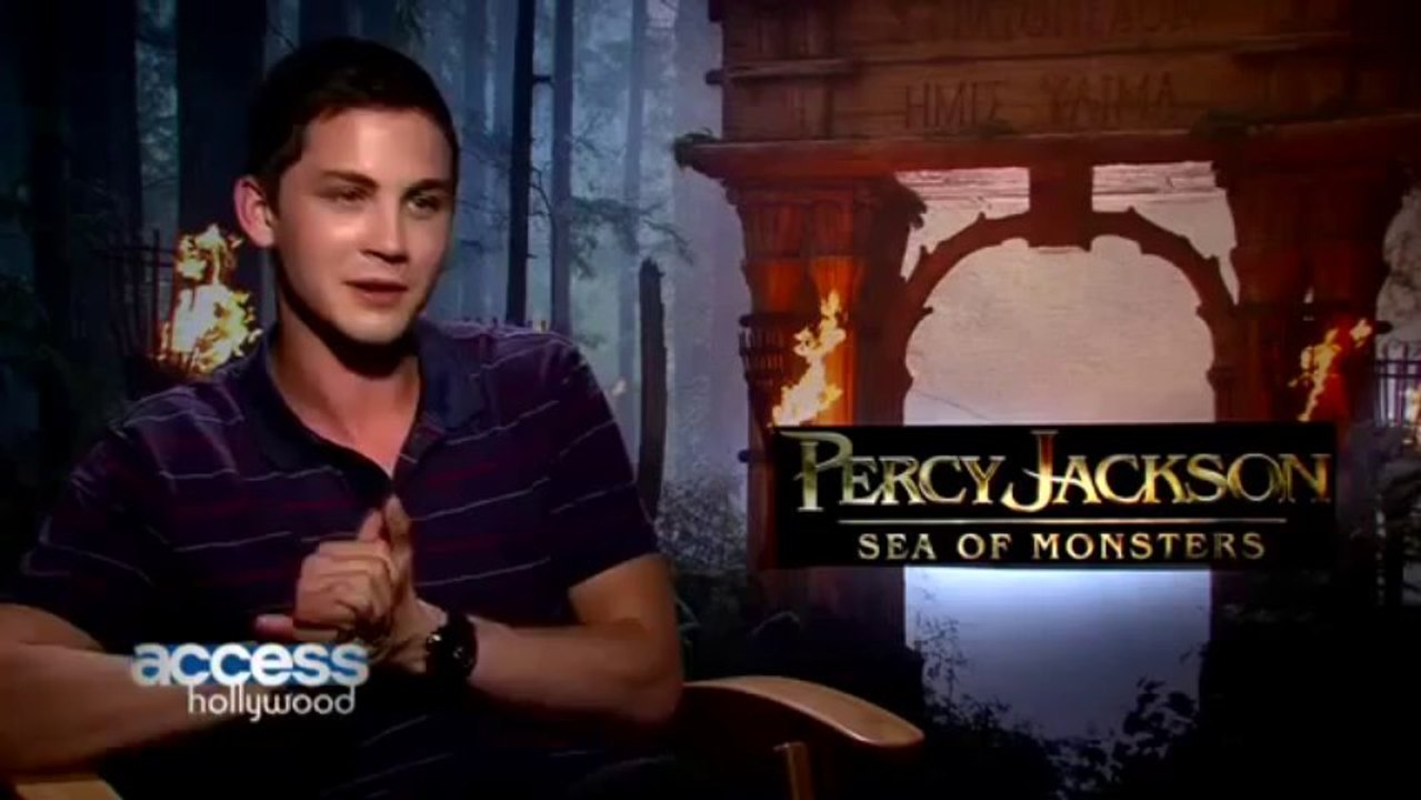 Logan Lerman Reacts To Selena Gomez's Crush Revelation on E! Special With Ryan Seacrest