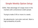 Weekly Option Trading Setup: How To Buy and sell Weekly Options