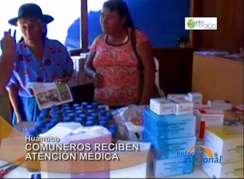 Huanuco Campana medica atiende a pobladores de Pampamarca y Santa Rita