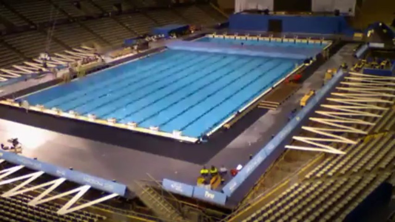 Palau Sant Jordi Pool Assembly