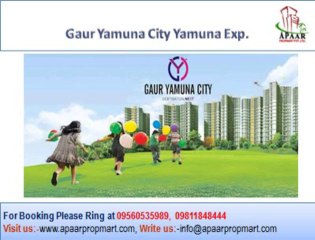Gaursons India $$ 09811848444 @@ Gaur Yamuna City Yamuna Exp.