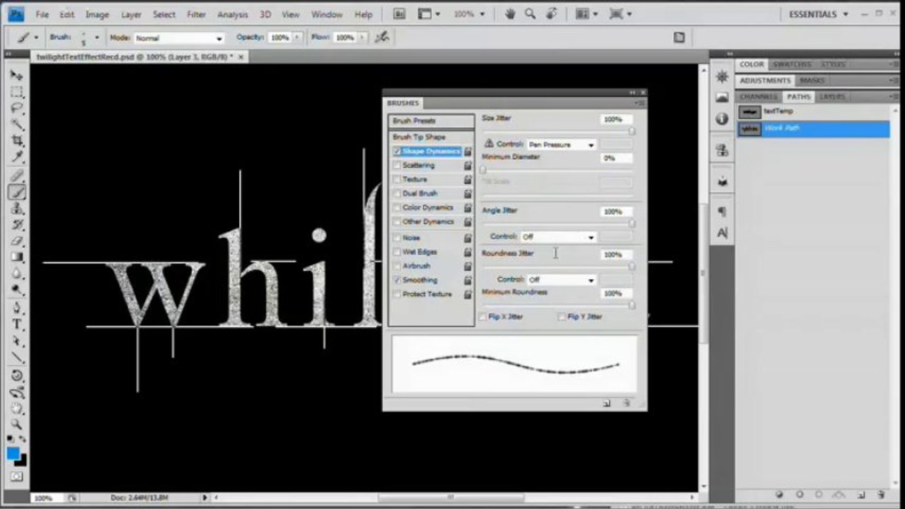 Adobe CS TUT VID-40 twilightTextEffectYT