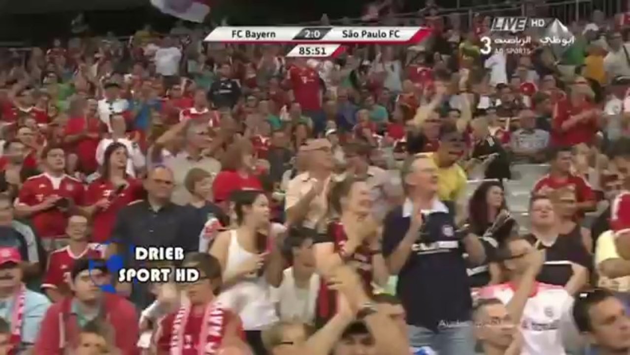 أهداف مباراة بايرن ميونخ 2 - 0 ساو باولو كأس أودي 2013