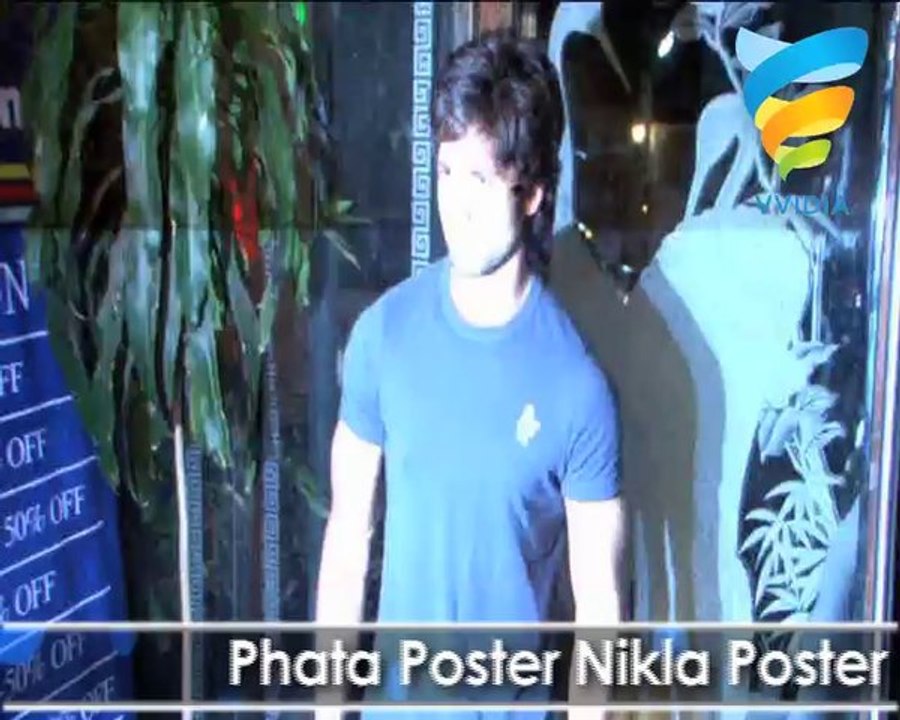 Shahid n Ileana's Phata Poster nikla hero party