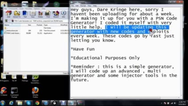 PsN Code Generator WORKING MediaFire Link) No Surveys!
