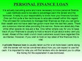 Personal Financial Loan-Real-Personal Financial Loan