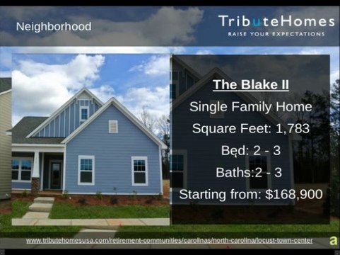Homes in Charlotte North Carolina - Locust Town Center By Tribute Homes