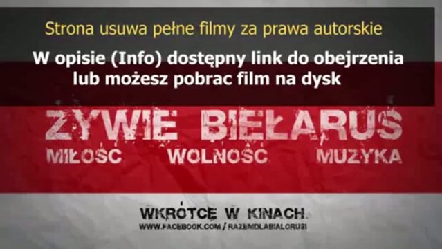 Film Żywie Białoruś! (Žyvie Biełaruś) Online + Pobierz | Dobra wersja z napisami