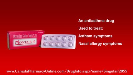 Control your Asthma with generic Singulair, Montelukast, Montair, Montecip
