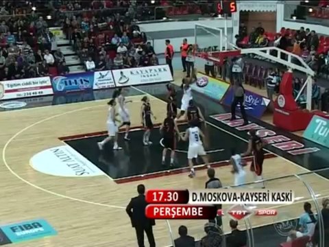 Dinamo Moskova - Kayseri KASKİ Karşılaşması TRT-SPOR'da