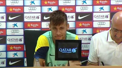 Neymar: "En Brasil aun recibía más faltas. Estoy acostumbrado al juego duro"