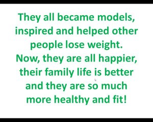 weight loss success stories commonalities 8 they are models