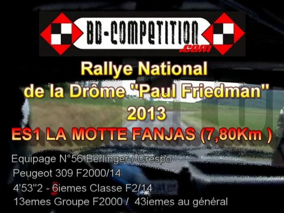 Rallye de la Drome 2013 - ES1