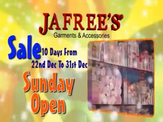Jafree's Winter Holidays Ad