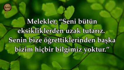 Bakara Suresi, 31-33 [Ebubekir Şatıri]