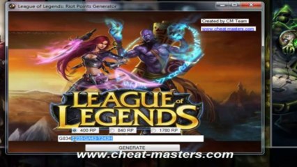 League of Legends Riot Points Generator Download
