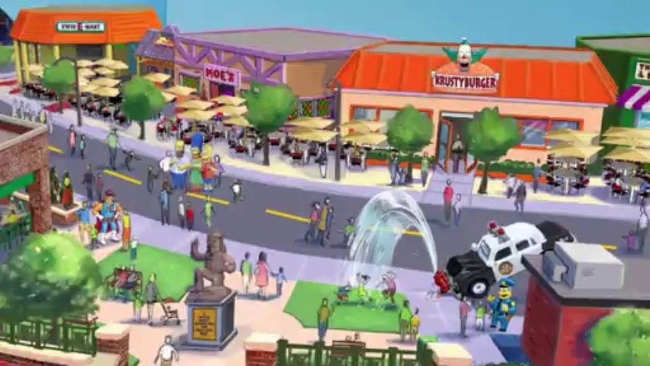 "The Simpsons" Theme Park Coming