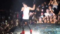 Fans Throw Objects At Justin Bieber