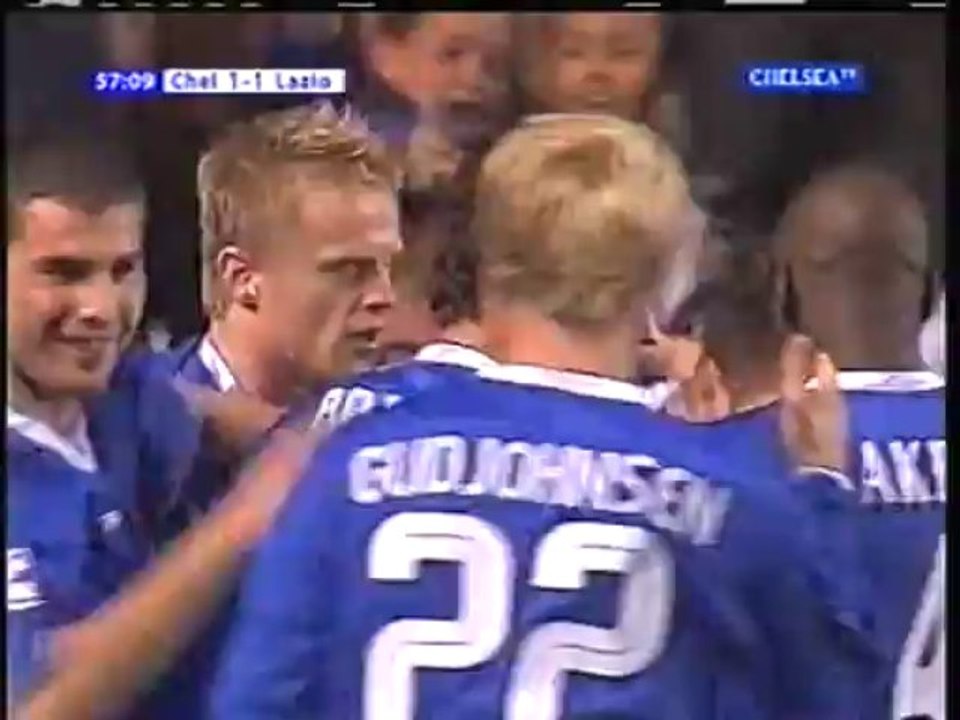 2003 (October 22) Chelsea (England) 2-Lazio (Italy) 1 (Champions League)