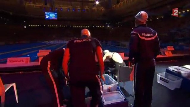 Finale relais 4x200m NL (F) - ChM 2013 natation (Muffat, Bonnet, Lazare, Balmy)