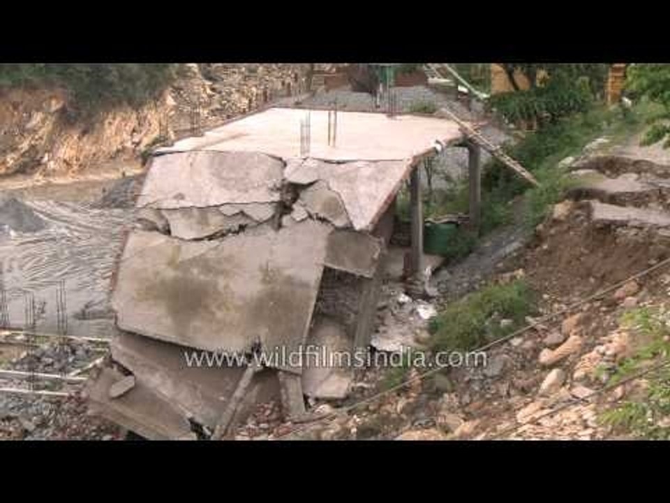 Destruction seen at Vijaynagar: Post Uttarakhand Floods