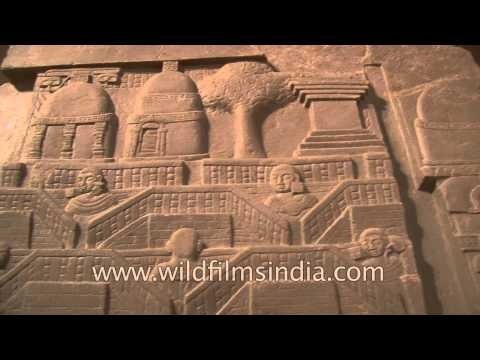 Panel of Monastic Complex, Fibre Replica of Satvahana Period