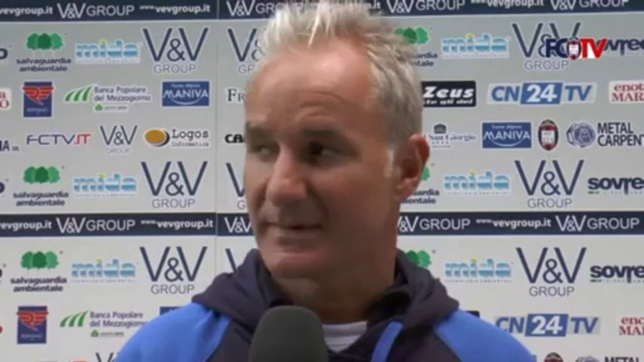 Giovanni Vrenna, Gualtieri, Drago e Crisetig al termine della gara contro il Trebisacce