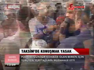 TAKSİM'DE KONUŞMAK YASAK