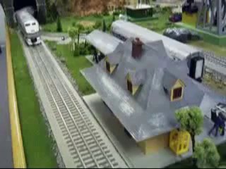 O Scale Train Layout