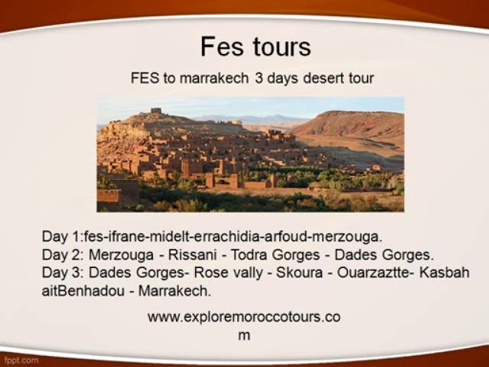 morocco tours