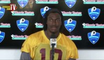 Robert Griffin III parle de ses entrainements à Nice