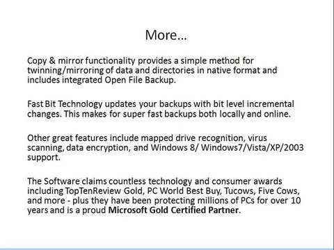 How To Backup Data Files Sect. 5