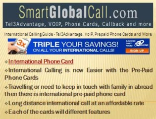 Unlimited International Long Distance Calls
