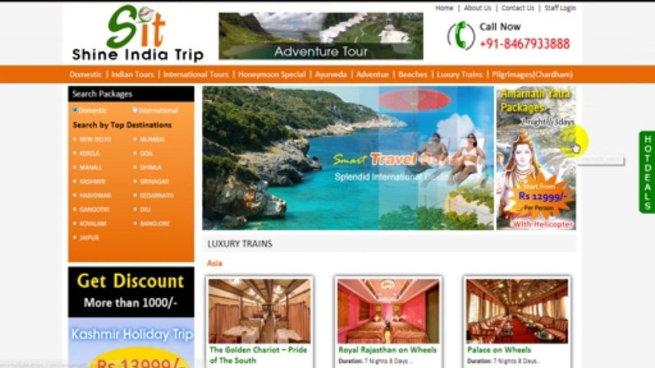 Shine India Trip -Best Cheapest Tour Package In India,Kerala Tour Packages