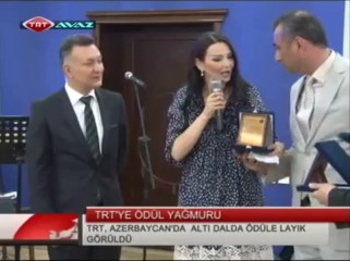 TRT'ye Azerbaycan'dan Ödül Yağmuru