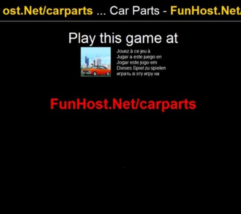 Pièces de voiture - Jeu vidéo gratuit