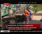 YENİASIR TV- ALİAĞA BELEDİYESİ’NDEN BAYRAM ÖNCESİ ASFALT MESAİSİ