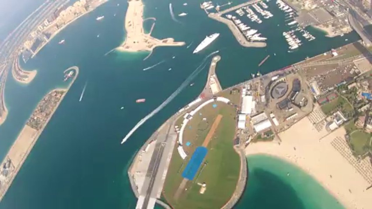 PARACHUTISME - CHAMPIONNATS DU MONDE DUBAI 2012 : Canopy Piloting - "3 décembre 2012 Saut 5"