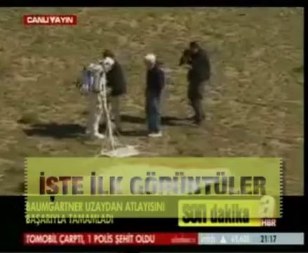 Felix Baumgartner, uzaydan atlayan ilk adam oldu! İşte saniye saniye 39 Bin metreden atlayış