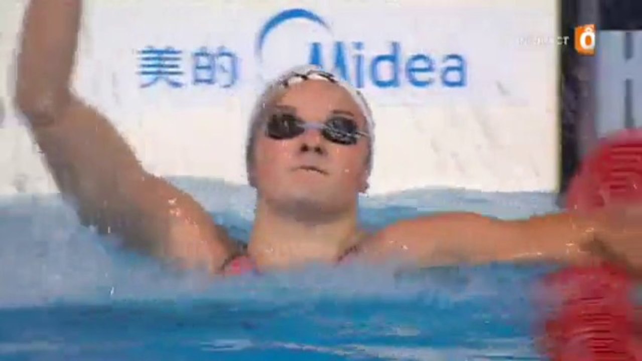 Barrage 50m papillon (F) - ChM 2013 natation (Henique)