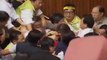 In a fight between the Taiwanese Parliament House